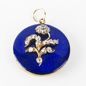 Enamel And Diamond Locket image