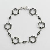 Silver Marcasite Bracelet image