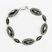 Father of pearl and silver bracelet image