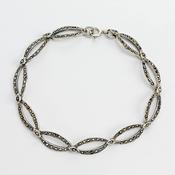 Silver &amp;amp; Marcasite Bracelet image