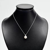 Pearl and Diamond Pendant image
