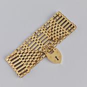Wide Gold Gate Bracelet image