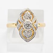 Diamond Art Deco style ring image