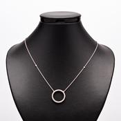 Diamond circle pendant image