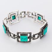 Turquoise marcasite bracelet image