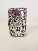 Heavy Silver Snuff Box