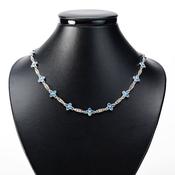 Flower Marcasite Necklace image