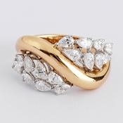 Diamond fancy cluster ring image