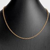 18 Carat Gold Round Link chain image