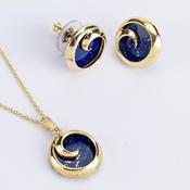 Lapis lazuli pendant set image