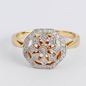 Diamond open cluster ring image