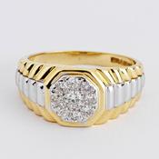Rolex style diamond ring image