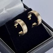 9 Carat Gold Hoop Earrings image