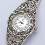 Silver Marcasite Watch