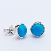 Silver Turquoise Studs image