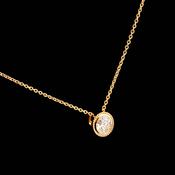 18 ct Solitaire Diamond Pendant