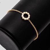 18 ct Diamond Circle Bracelet