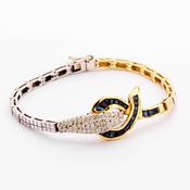 Sapphire and Diamond Bracelet