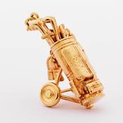 9ct Gold Golf Charm