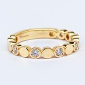 Diamond and 18 Carat Gold Band