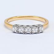 5 Stone Diamond Eternity Ring image