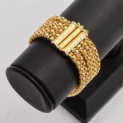 9 Carat 5 Strand Gold Bracelet