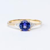 Tanzanite and Diamond Ring image
