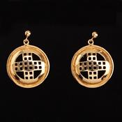 9 Carat Gold Drop Earrings