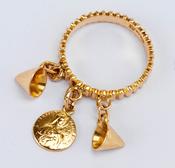 18 Carat Gold Charm Ring