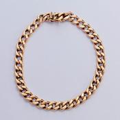 9 Carat Rose Gold Curb Bracelet image