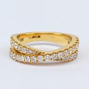 Diamond Criss Cross Ring image