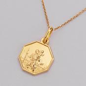 9 Carat St. Christopher Medal