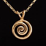 9 Carat Spiral Pendant image