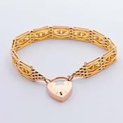 Antique Gold Gate Bracelet image