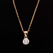 Solitaire Diamond Pendant image