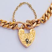 Antique 9 Carat Curb Link Bracelet image