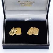 Vintage Gold Gents Cufflinks image