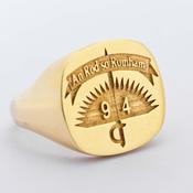 Irish Military Gold Ring image