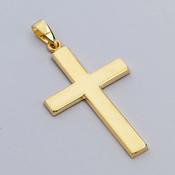Gold Large Cross Pendant image