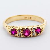 Antique Ruby &amp;amp; Diamond Ring image