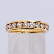 Channel Set Diamond Eternity Ring