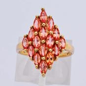 Orange Sapphire Ring image
