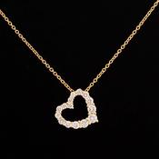 Diamond Heart Pendant image