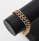 Antique Rose Gold Double-Row Bracelet image