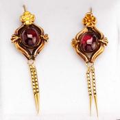 Victorian Garnet Earrings