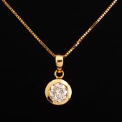 1 Carat Solitaire Diamond Pendant image