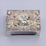Antique Silver Matchbox Cover