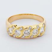 18 Carat Gold &amp;amp; Diamond Band