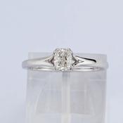 Modified Cushion Cut Solitaire Diamond Ring image