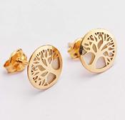 M.O.P. Tree of Life Stud Earrings image